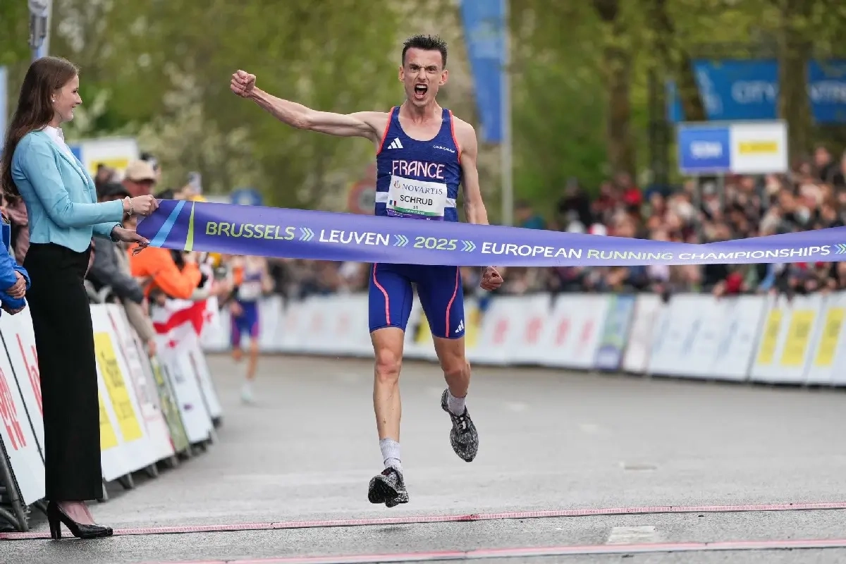 Yann Schrub siegt bei den European Running Championships 2025 über die 10 km (Foto: David Pintens photography) Yann Schrub siegt bei den European Running Championships 2025 über die 10 km (Foto: David Pintens photography)