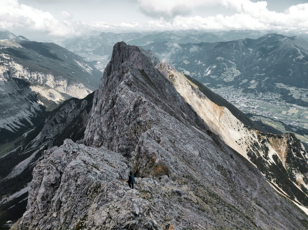 Blick vom Hochnissl auf den Schneekopf Blick vom Hochnissl auf den Schneekopf