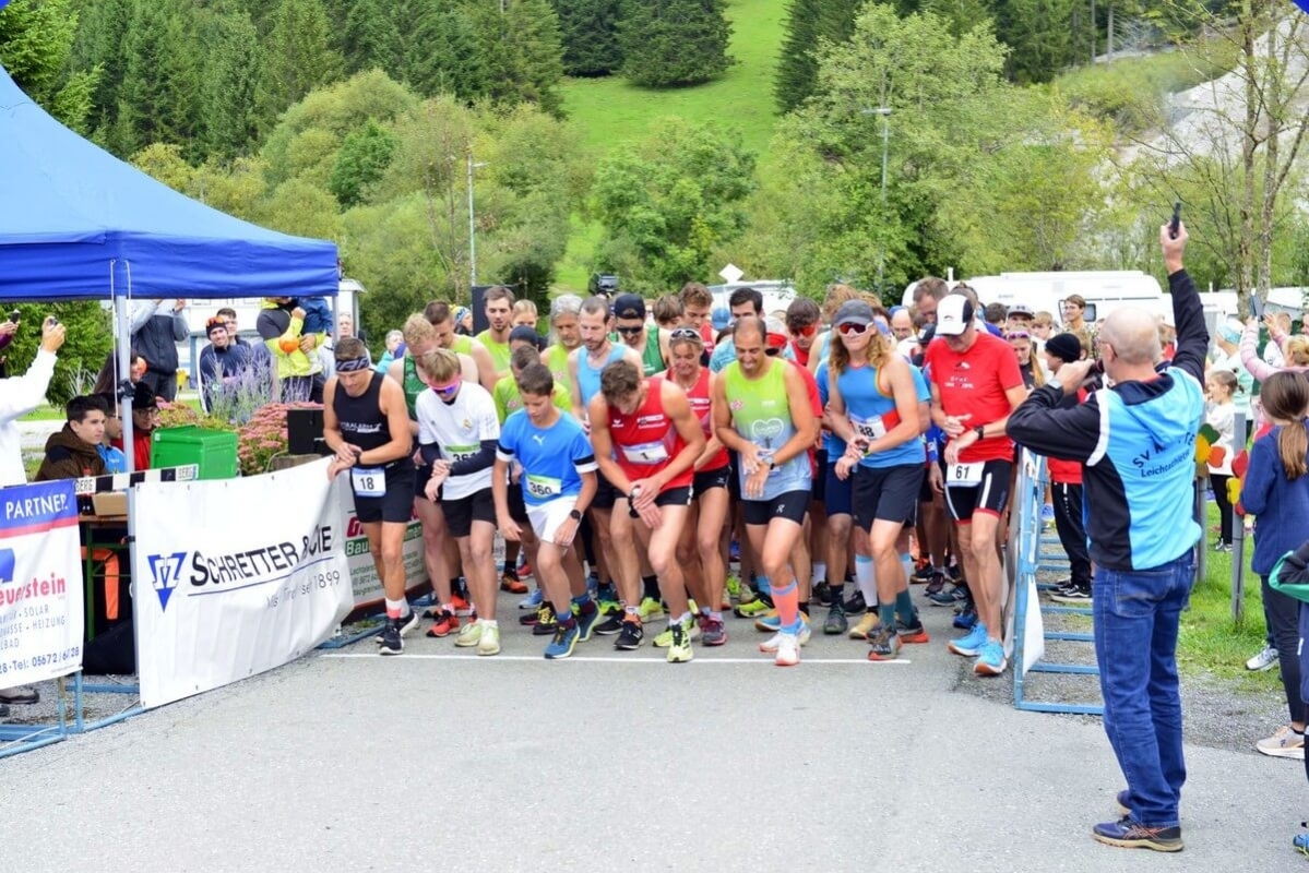 Rund um den Heiterwangersee 2023. Startschuss zum Hauptlauf Rund um den Heiterwangersee 2023. Startschuss zum Hauptlauf