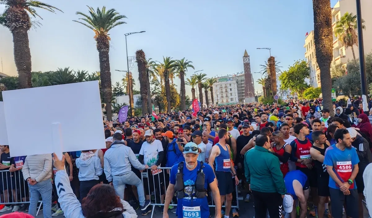 Tunis Marathon 2025 - Bild 6 (© Werner Kroer) Tunis Marathon 2025 - Bild 6 (© Werner Kroer)