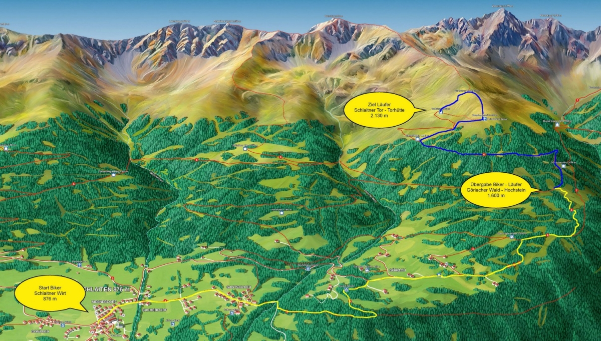 Moschumandl Pokal "bike & run" in Schlaiten Moschumandl Pokal "bike & run" in Schlaiten