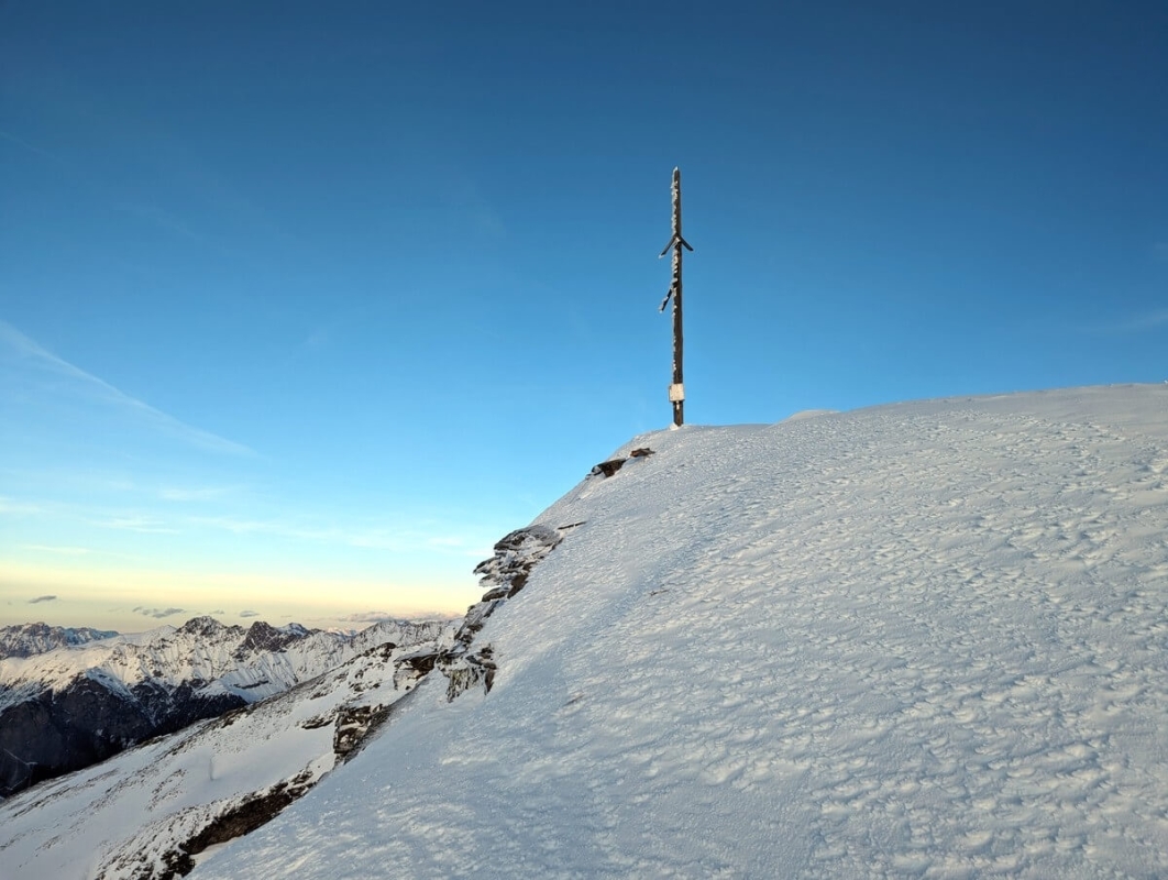 Nördlicher Lehner Grieskogel Gipfelkreuz Nördlicher Lehner Grieskogel Gipfelkreuz