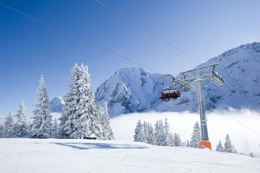 Skigebiet (C) Ehrwalder Almbahn Skigebiet (C) Ehrwalder Almbahn