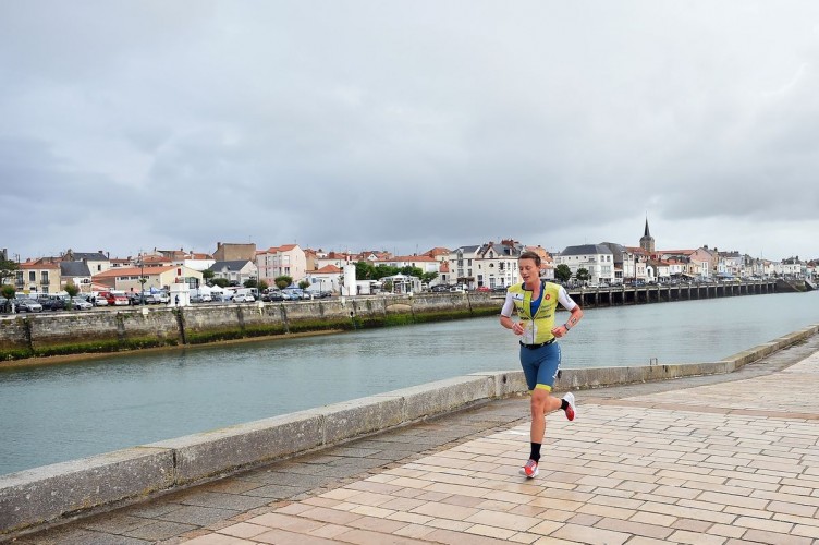 IRONMAN 70.3 Les Sables d&#039;Olonne-Vendée offers athletes a beautiful run course that starts on the famous promenade des Sables d’Olonne.  Getty Images for IRONMAN