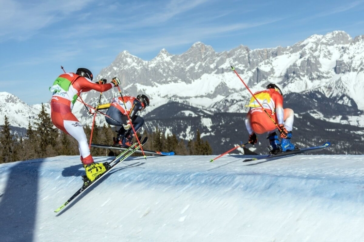 Skicross-Weltcup Reiteralm 2023. Foto: © Reiteralm Bergbahnen, Gerald Grünwald