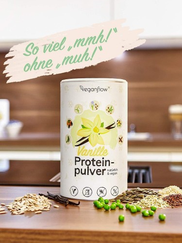 veganflow® Proteinpulver, Foto: Hersteller / Amazon