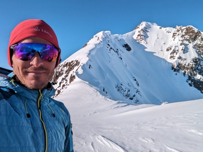 Skitour Schafhimmel 31: Selfie mit Schafhimmel.