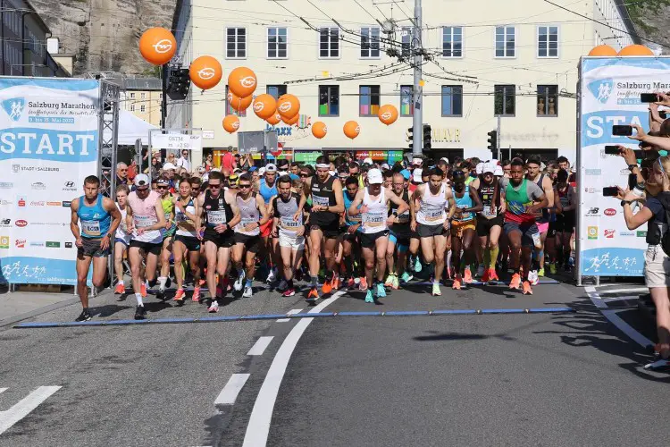 Salzburg Marathon 2022 Start, Foto: Salzburg Marathon / Salzburg Cityguide