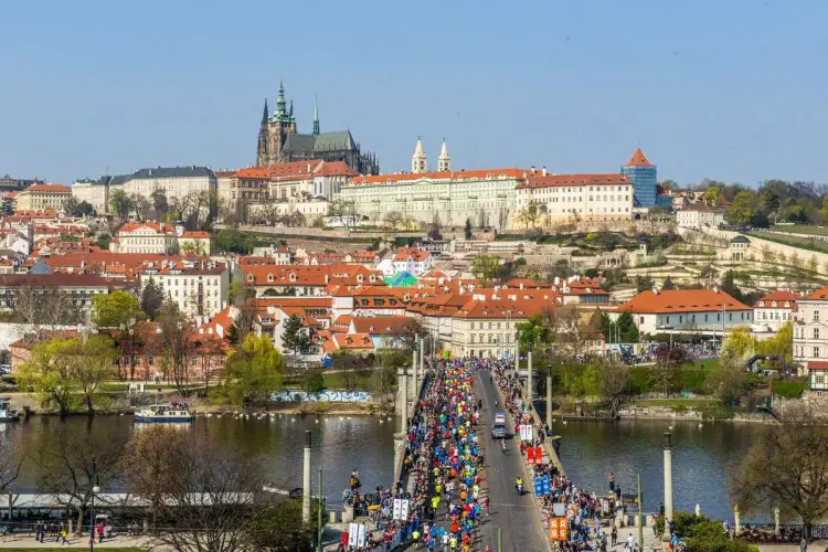 Prag Halbmarathon / Prague Half Marathon, Foto: RunCzech