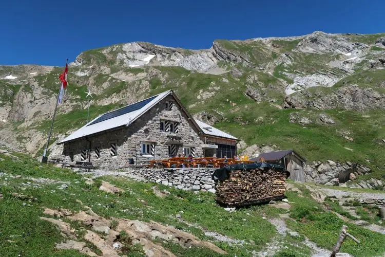 Wildhornhütte, Foto von der Hüttenwartin