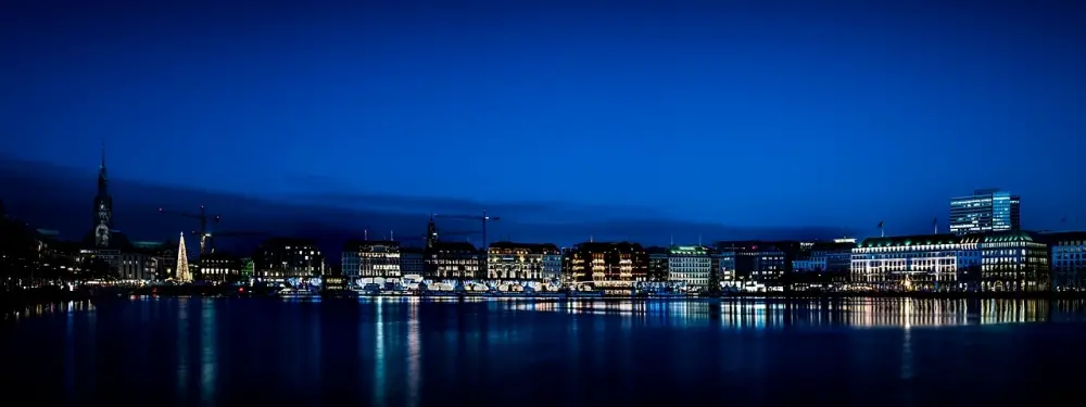 Hamburg bei Nacht, Foto Pixabay