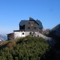 Die Voisthaler Hütte in der Hochschwabgruppe