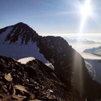 Bernina-Überschreitung 71: Blick auf den nächsten Gipfel, den Piz Zupo