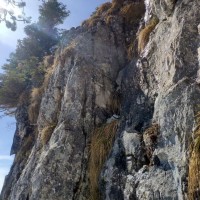 Dürrenstein Rundtour 13: Kurzes, nasses Kletterstück (UIAA 2)