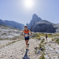 Drei Zinnen Alpine Run 2023 mit Sara Bottarelli, Foto: © Wisthaler