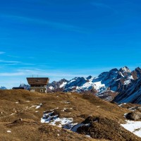 Die Capanna Corno Gries in den Tessiner Alpen