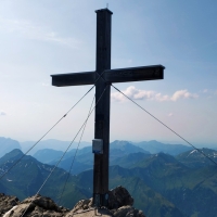 Großer Widderstein 01: Gipfelkreuz