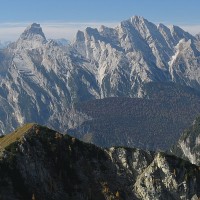 Die höchsten Berge in den Südlichen Karnischen Alpen
