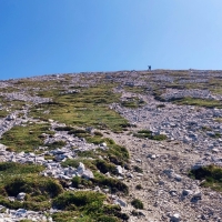 Hohe Munde Überschreitung 06: Der tatsächliche Klettersteig wird aber erst kurz vor dem Gipfel erreicht.