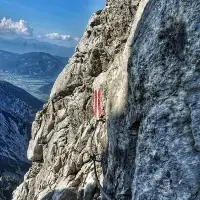 Bergtour-Hexenturm-Bild-22: Leichte Kletterpassage