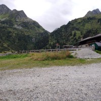 Ruderhofspitze 01: Start bei der Oberiss Alm