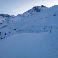 Lampsenspitze Skitour 26: Schlussabfahrt auf der Rodelbahn