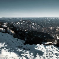 Fadensteig 11: Blick vom Schneeberg in das Tal