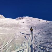 Lanner Kreuz Skitour, Foto 09: Der Gipfel in Sichtweite