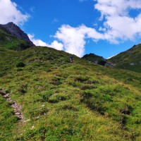 Hochfrottspitze-Überschreitung 06: Der Weg ist teilweise nicht immer einfach zu sehen.