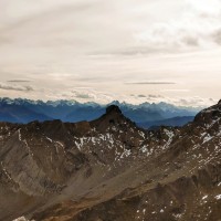 Brunnkarspitze 2022 von der Reichspitze fotografiert