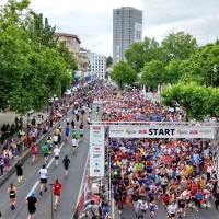 Start zum Wiesbaden Marathon