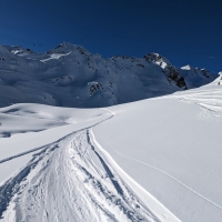 Skitour Glockturm 02: Aufstieg über das Krummgampental