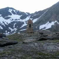 Grossglockner (27) Bis zur Adlersruhe begegne ich keinem einzigen Wanderer/ Bergsteiger