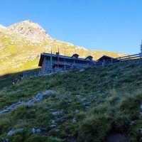 Wilde Leck 08: Die Amberger Hütte ist erreicht.