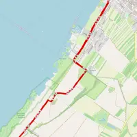 Laufstrecke Marathon beim Triathlon Podersdorf