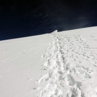 Mönch-Überschreitung-17: Wenige Meter bis zum Gipfel auf gut 4100 Metern Höhe