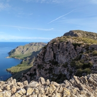Llevant Naturpark 09: Blick auf den höchsten Punkt, dem la Talaia Freda.