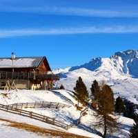 Die Puflatschhütte kann direkt mit dem Auto erreicht werden.