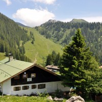 Die Schönfeldhütte in den Bayerischen Voralpen