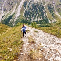 Kaunergrat-Runde 50: Abstieg zur Verpeilhütte
