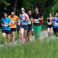 Teilnehmer beim Flughafenlauf Kloten