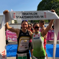 Nikolaus Wihlidal und Weiß Triathlon-Staatsmeister 