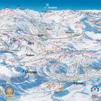 Ski Arlberg Pistenkarte 2018