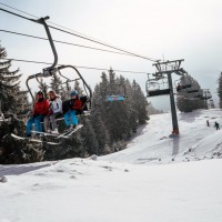 Skiing in Špičák