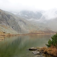Bergtour-Grosser-Hafner-63: Im Tal hatte es zwischenzeitlich geregnet, was den Abstieg auf nassem Felsen erschwerte.
