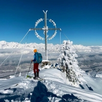 Largoz Skitour 17: Largoz Gipfelkreuz