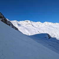 Eiskögele Skitour 05: Blick zurück zur Schönwieshütte