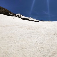 Schareck 15: Und schon ist das Skigebiet Mölltaler Gletscher zu sehen