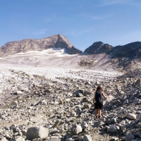 Schrammacher 07: Kurz vor Beginn des Gletschers.
