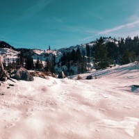 Dürrenstein 12: Ab jetzt darf für die restliche Tour ein traumhaftes Winter-Panorama genossen werden.